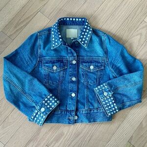 AG Jeans- Studded Denim Jacket